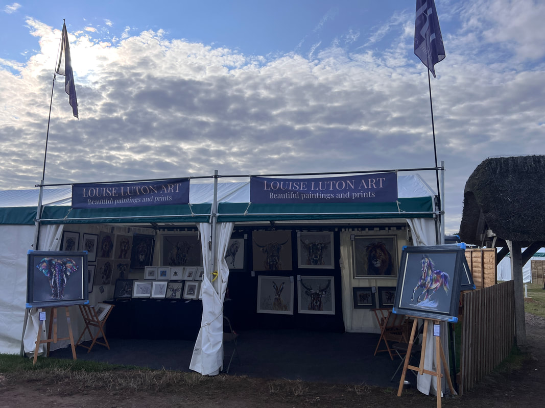 my trade stand at the new forest show wall art