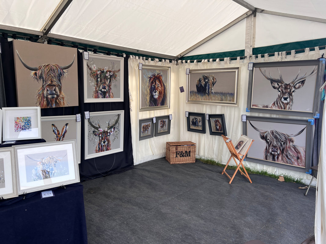 framed prints and artwork at the new forest show